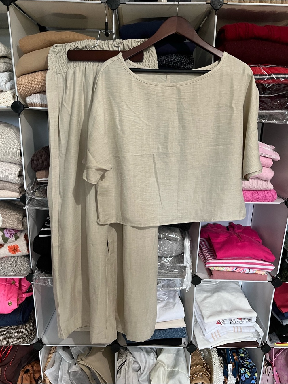 NWOT Chic Top and Pant Set
